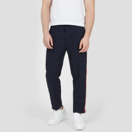 nahlad Pepe Jeans pánske tmavomodré nohavice Bob