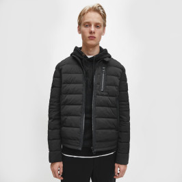 nahlad Calvin Klein pánska čierna bunda