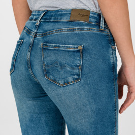 nahlad Pepe Jeans dámske modré džínsy Pixie Stitch