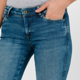 nahlad Pepe Jeans dámske modré džínsy Pixie Stitch