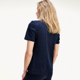 nahlad Tommy Hilfiger dámske tmavomodré tričko