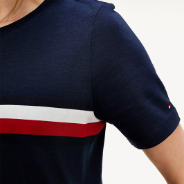 nahlad Tommy Hilfiger dámske tmavomodré tričko
