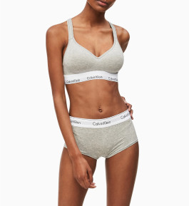nahlad Calvin Klein dámska šedá podprsenka Bralette vo veľ. XS