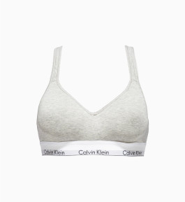nahlad Calvin Klein dámska šedá podprsenka Bralette vo veľ. XS