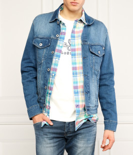 nahlad Pepe Jeans pánska džínsová modrá bunda Pinner