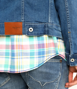 nahlad Pepe Jeans pánska džínsová modrá bunda Pinner