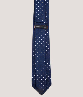 nahlad Tommy Hilfiger pánska tmavo modrá kravata