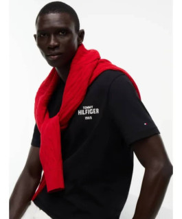 nahlad Tommy Hilfiger pánske čierne tričko