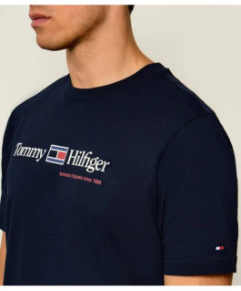 nahlad Tommy Hilfiger pánske tmavo modré tričko