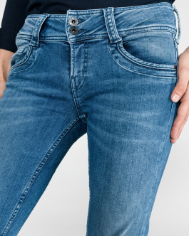 nahlad Pepe Jeans dámske modré džínsy Gen