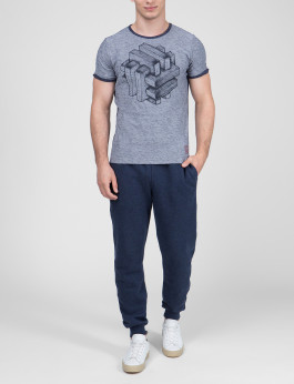 nahlad Pepe Jeans pánske modré tepláky Hugen