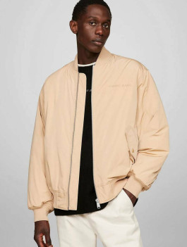 nahlad Tommy Jeans pánsky béžový bomber