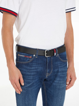 nahlad Tommy Jeans pánsky čierny opasok