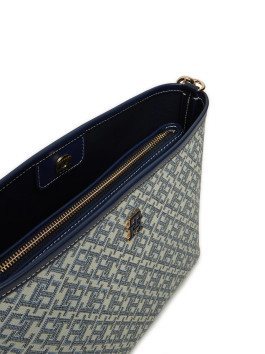 nahlad Tommy Hilfiger dámska modrá kabelka s rukoväťou