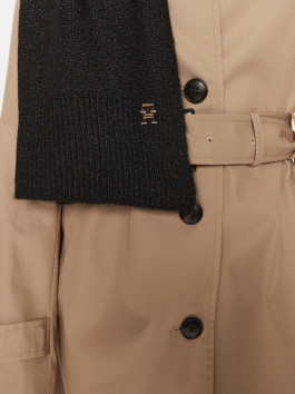 nahlad Tommy Hilfiger dámska čierna šál