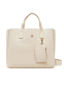 nahlad Tommy Hilfiger dámska krémová kabelka