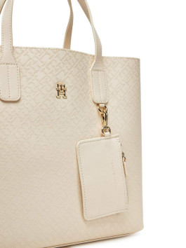 nahlad Tommy Hilfiger dámska krémová kabelka