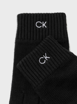 nahlad Calvin Klein pánske čierne rukavice