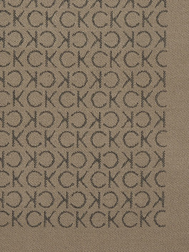 nahlad Calvin Klein pánsky hnedý šál Monogram