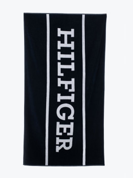 nahlad Tommy Hilfiger tmavo modrá osuška