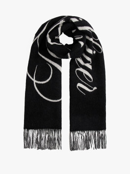 nahlad TOMMY SCRIPT LOGO SCARF