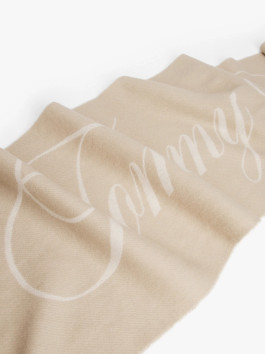 nahlad TOMMY SCRIPT LOGO SCARF