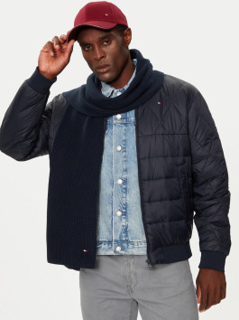 nahlad Tommy Hilfiger pánsky tmavomodrý šál 