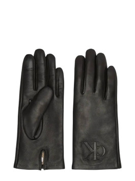 nahlad Calvin Klein dámske čierne kožené rukavice