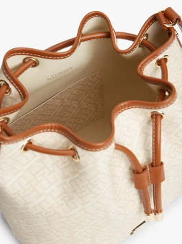 nahlad Tommy Hilfiger dámska béžová kabelka