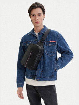 nahlad Tommy Hilfiger pánska čierna taška