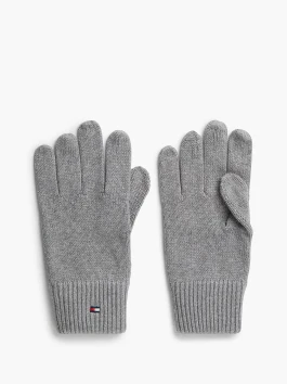 nahlad Tommy Hilfiger pánske šedé rukavice