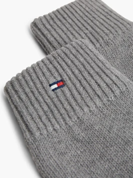 nahlad Tommy Hilfiger pánske šedé rukavice
