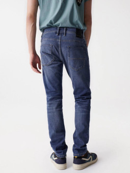 nahlad Salsa Jeans pánske modré džínsy