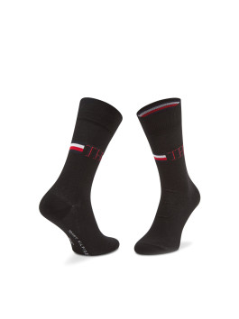 nahlad Tommy Hilfiger pánske čierne ponožky 2 pack