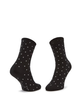 nahlad Tommy Hilfiger dámske čierne ponožky 2 pack Dot