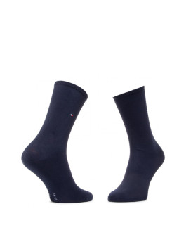 nahlad Tommy Hilfiger dámske biele a modré ponožky 2 pack Dot