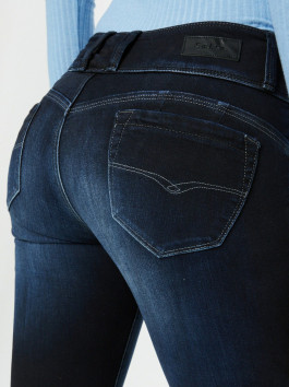 nahlad Salsa Jeans dámske tmavomodré džínsy
