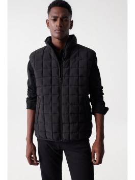 nahlad Salsa Jeans pánska čierna vesta