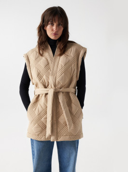 nahlad Salsa Jeans dámska krémová vesta