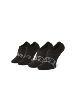 nahlad Calvin Klein pánske čierne ponožky 2pack