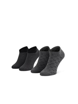 nahlad Calvin Klein pánske šedé ponožky 2pack