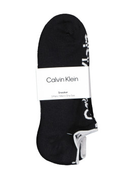 nahlad Calvin Klein pánske čierne ponožky 3pack