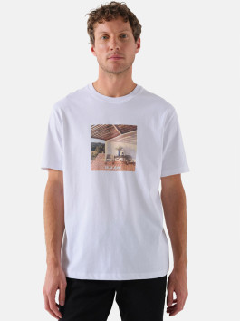 nahlad Pánske biele tričko Salsa jeans 