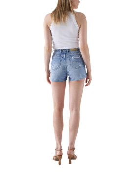 nahlad Salsa Jeans dámske modré šortky