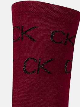 nahlad Calvin Klein dámske vínové ponožky