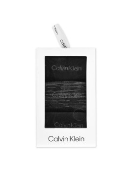 nahlad Calvin Klein dámske čierne ponožky 3 pack