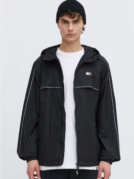 nahlad Tommy Jeans pánska čierna bunda
