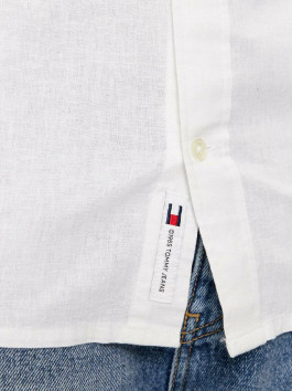 nahlad Tommy Jeans pánska biela košeľa 