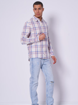 nahlad Tommy Jeans pánska biela košeľa Poplin