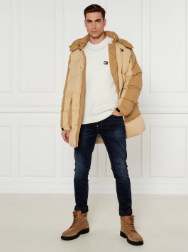 nahlad Tommy Jeans pánsky biely sveter